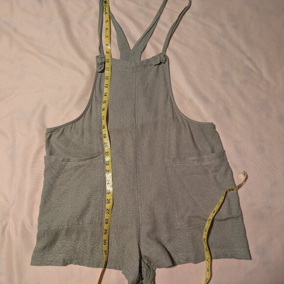 Aeropostale Linen Shortalls | Size M - Picture 3 of 10